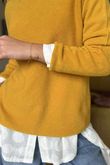 Made in Italy Conrad Body Skim Knit Jumper Dijon